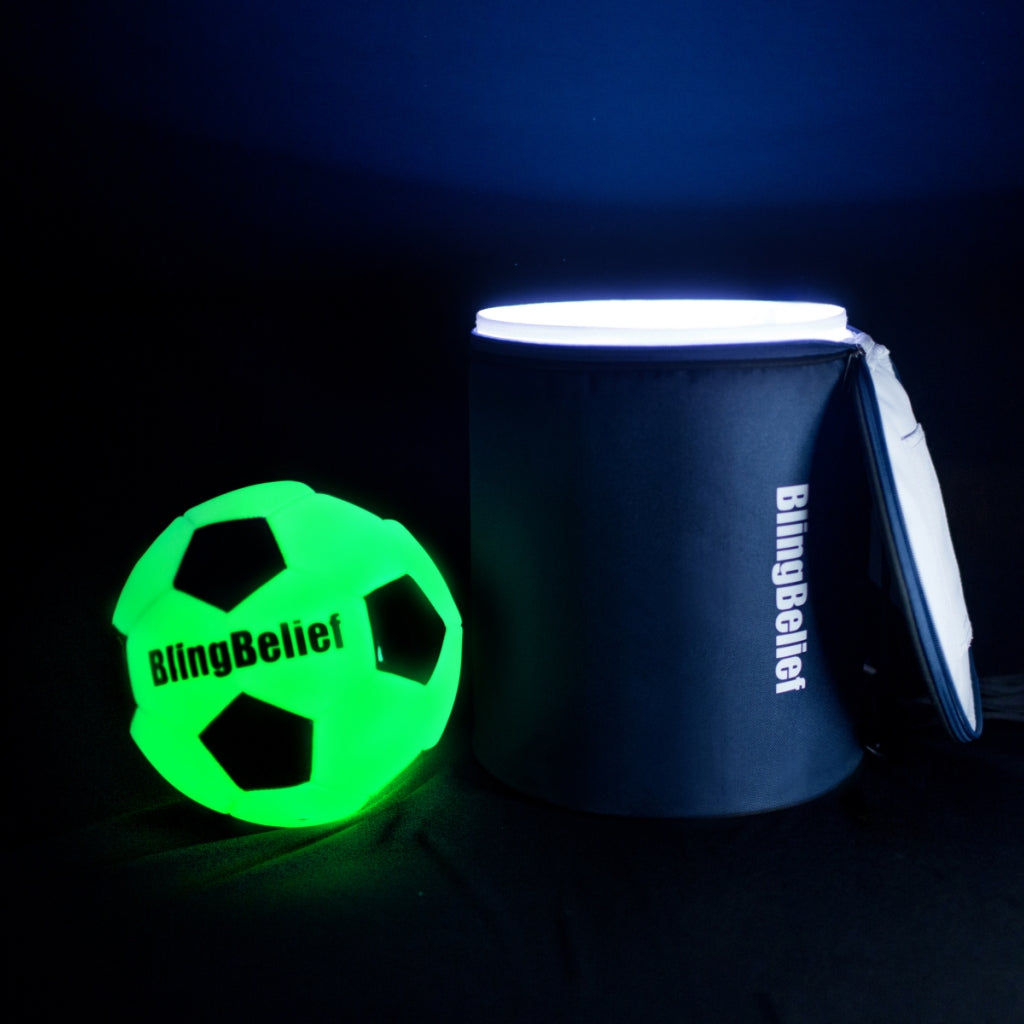 glow in the dark soccer